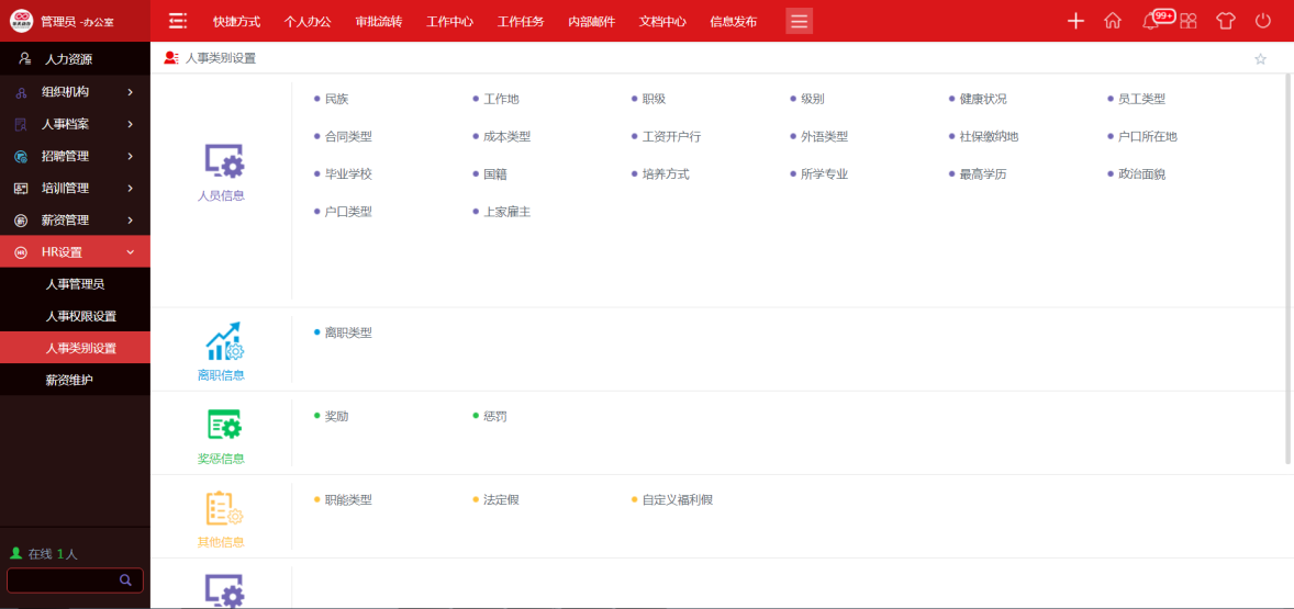 用華天動力協(xié)同OA系統(tǒng)構建人力資源一體化智慧管理平臺