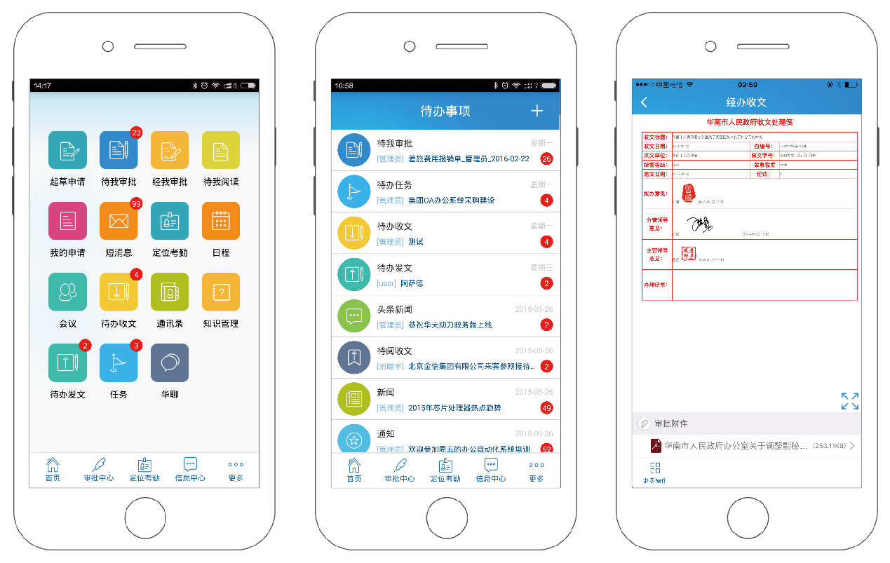 華天動力政務OA系統(tǒng)自動化公文流轉，讓機關工作人員少跑腿